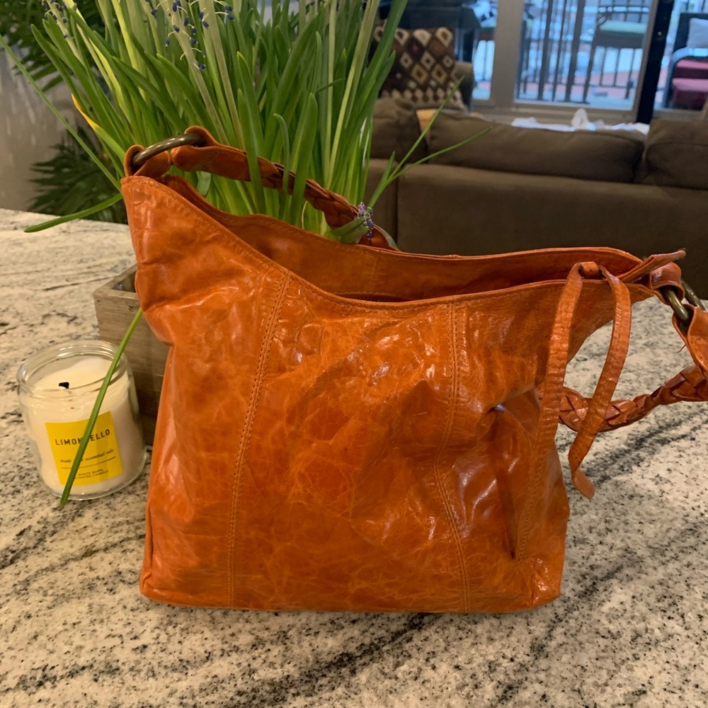Leather Latico Purse- Like New Rust Color